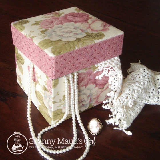 Fabric-covered box