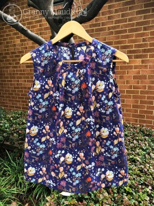 Top made with Liberty fabric